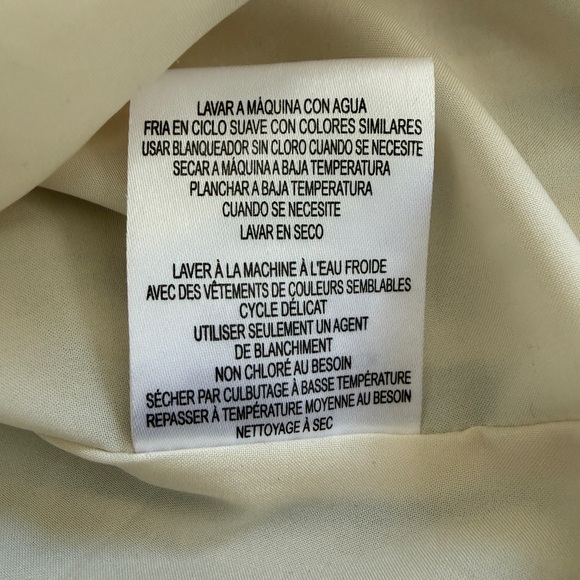 Maggy London Halter Sundress ~ Vertical Stripes ~ Cotton Tiered ~ Fringe  Size 8 - Picture 9 of 9